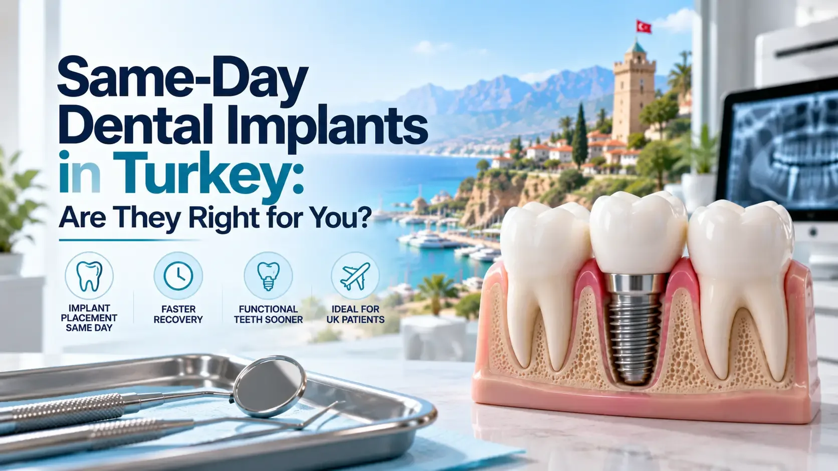 Same-Day Dental Implants in Turkey